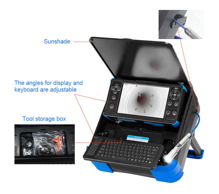 Pro-FH1-C28PT Thermal Power Plant Pipe Inspection Camera